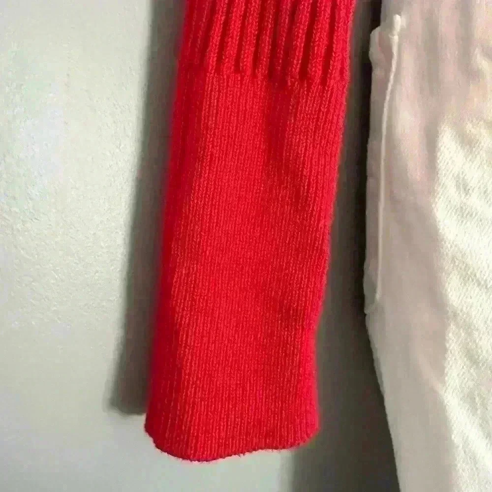 Thinkable Red Criss Cross Women's Sweater (483)